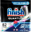 FINISH Quantum Powerball, Dishwasher Pods, Dishwasher Detergent Liquid, Dishwasher Soap, Advanced Clean & Shine, 82ct Dishwasher Tablets 
