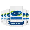 Cetaphil Bar Soap, Deep Cleansing Face and Body Bar, Pack of 6, For Dry to Normal, Sensitive Skin, Soap Free, Hypoallergenic, Paraben Free, Fragrance Free, Removes Makeup, Dirt and Oil 