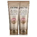 Jergens Natural Glow Self Tanner Lotion, Daily Sunless Fake Tanning, Medium to Deep Skin Tone, Daily Moisturizer, featuring Antioxidants and Vitamin E, 7.5 oz (2 Pack) 