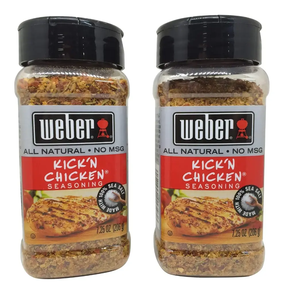 Weber Kick 'n Chicken Seasoning - 7.25 Ounce (2 Pack) 
