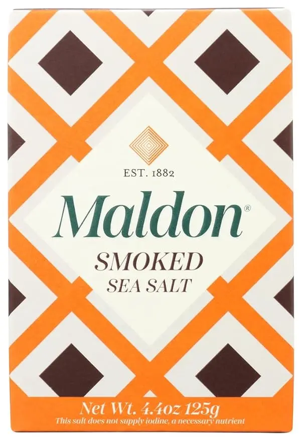 Maldon Smoked Sea Salt (Case of 12 - 4.4 Ounce Boxes) 