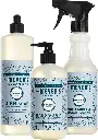 Mrs. Meyer's Kitchen Set, Dish Soap, Hand Soap, and Multi-Surface Cleaner, 3 CT (Snowdrop) 
