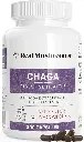 Real Mushrooms Chaga Capsules - Organic Mushroom Supplement with Chaga Extract - Chaga Mushroom Powder for Digestion, Energy, & Immune Support - Vegan Mushroom Extract, Non-GMO, 300 Caps 