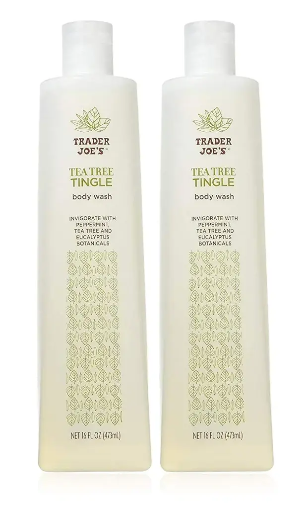 Trader Joe's 2 Packs Tea Tree Tingle Body Wash with Peppermint and Eucalyptus - Cruelty-free 