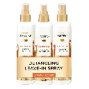 Pantene Conditioning Detangler Spray, Pro-V Repair & Protect, Nutrient Boost for Damaged Hair, Antioxidant Enriched, Leave-In Conditioner, Smooth & Shine, Sulfate-Free, 8.5 Fl Oz, 3 Pack 