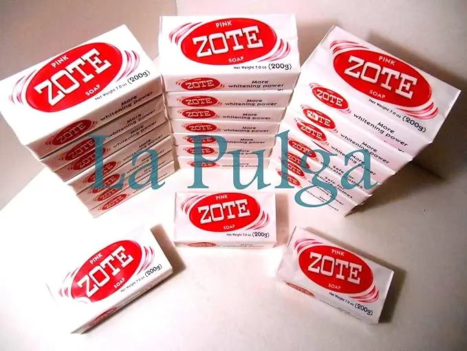 Jabon Zote Rosa Laundry Soap 200g each Rosa/Pink Ropa Made in Mexico 25 pcs 