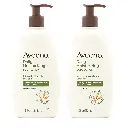 Aveeno Daily Moisturizing Body Lotion with Soothing Prebiotic Oat, Gentle Lotion Nourishes Dry Skin With Moisture, Paraben-, Dye- & Fragrance-Free, Non-Greasy & Non-Comedogenic, 2 x 18 oz 