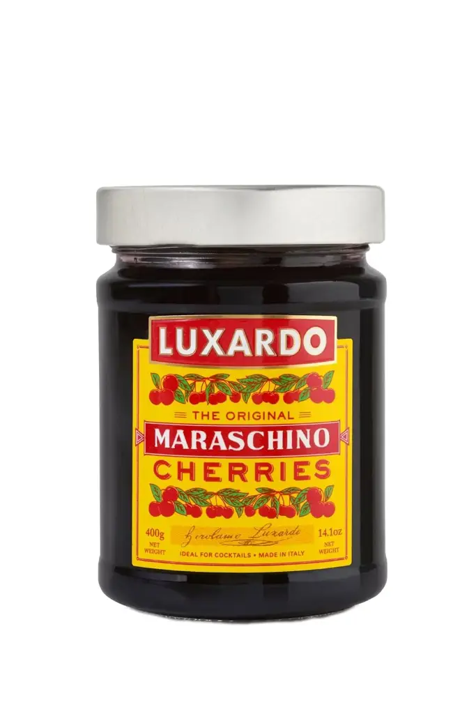 Luxardo The Original Maraschino Cherries | Gourmet Italian Maraschino Cherries | Ideal for Cocktails and Desserts, 400g Jar 