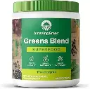 Amazing Grass Greens Blend Superfood: Greens Powder Mix for Energy, with Organic Spirulina, Chlorella, Beet Root Powder, Digestive Enzymes & Probiotics, Original, 30 Servings (Packaging May Vary) 