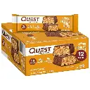 Quest Nutrition Crispy Chocolate Peanut Butter Hero Protein Bar, 18g Protein, 1g Sugar, 3g Net Carb, Gluten Free Protein Snack, Keto Friendly, 12 Count 