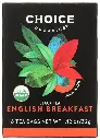 Choice Organics - Organic English Breakfast Tea (1 Pack) - Fair Trade - Compostable - Contains Caffeine - 16 Organic Black Tea Bags