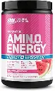 Optimum Nutrition Amino Energy Powder Plus Hydration, with BCAA, Electrolytes, and Caffeine, Watermelon Splash, 30 Servings (Packaging May Vary) 