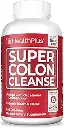 Health Plus Super Colon Cleanse 10 Day Gentle Gut Cleanse Detox, Psyllium Husk, Probiotics for Constipation Relief & Digestive Support, 240 Capsules 