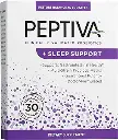 Peptiva 26 Billion CFU Probiotic and Sleep Support - Clinically Validated Multi-Strain Probiotic - Lactobacillus and Bifidobacterium, Melatonin - 30 Count 