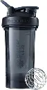 BlenderBottle Shaker Bottle Pro Series Perfect for Protein Shakes and Pre Workout, 24-Ounce, Black 