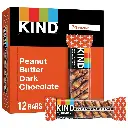 KIND Bars, Peanut Butter Dark Chocolate, Healthy Snacks, Gluten Free, 12 Count 
