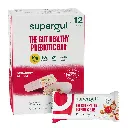 Supergut Prebiotic Bars | Meal Replacement | Boost GLP-1 | High Fiber and Protein | No Added Sugar | Keto Food, Meal, Snack (Strawberry Almond, 12 Count) 