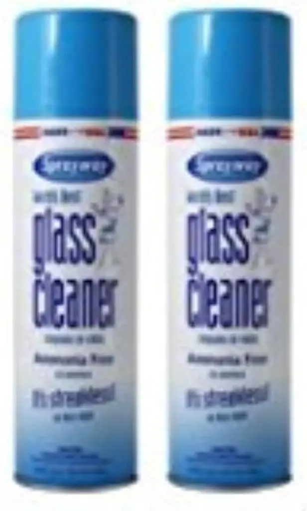 Sprayway Glass Cleaner Aerosol Spray, 19 Oz, Pack of 2 