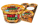 Nissin Hot & Spicy Ramen Noodle Soup, Chicken, 3.32 Ounce (Pack of 6) 