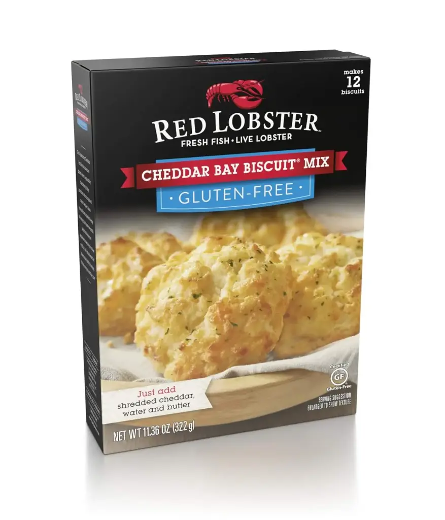 Red Lobster Gluten Free Cheddar Bay Biscuit Mix, 11.36oz, Pack of 2 