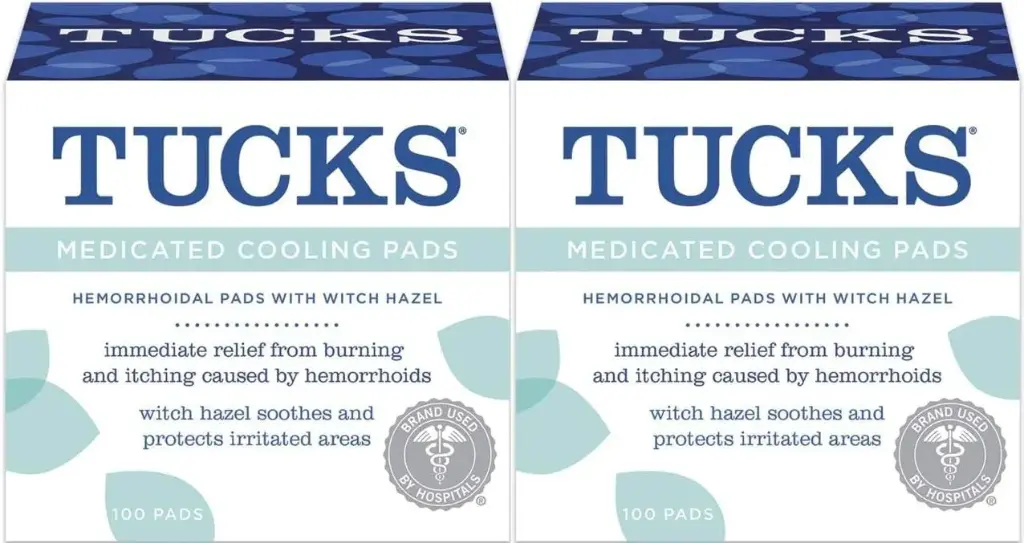 Tucks Md Cool Hemorrhoid Pad, 100 count (Pack of 2) 