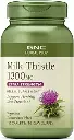 GNC Herbal Plus Milk Thistle 1300mg | Supports Healthy Liver Function | Vegetarian | 120 Count 