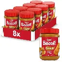 Lotus Biscoff, Cookie Butter Spread, Creamy, non GMO + Vegan, 14.1 oz, Pack of 8 