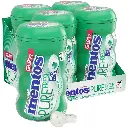 Mentos Pure Fresh Sugar-Free Chewing Gum with Xylitol, Spearmint, 50 Piece Bottle (Bulk Pack of 4) 