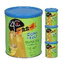 4C Light Powdered Drink Mix Cannisters, Zero Sugar Green Tea 3 Pack, 22 Quarts, Family Sized Cannister, Low Calorie, Thirst Quenching Flavors 
