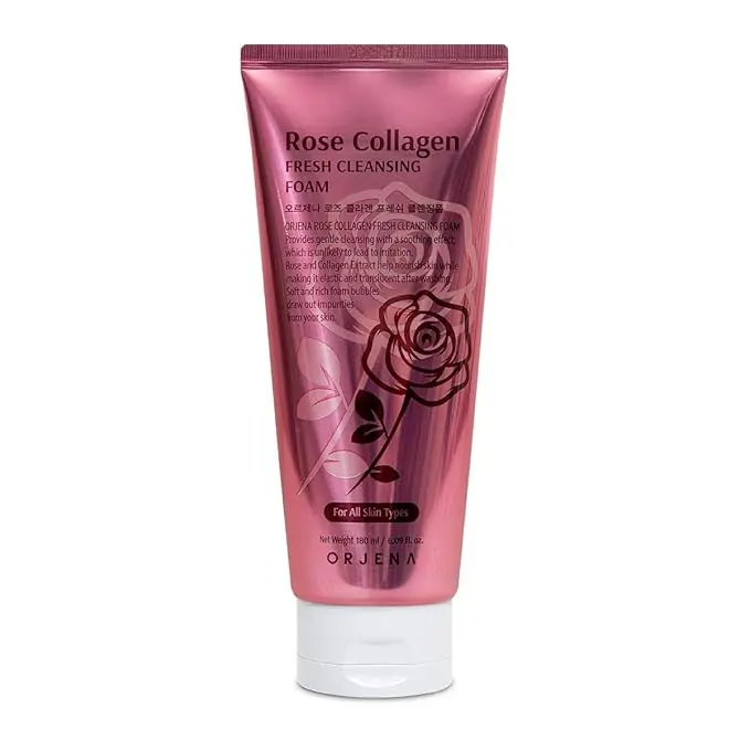 ORJENA Fresh Rose Cleansing Foam_Cleansing foam for face_Cleansing foam Korean_Kbeauty_Korea skincare_Deep Cleansing_Perfect Cleansing 