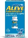 Aleve Liquid Capsules, Naproxen Sodium Capsules 220 mg (NSAID), Pain Reliever/Fever Reducer, Fast Pain Relief, 120 Count 