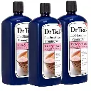 Dr Teal's Pink Himalayan Salt Foam Bath Gift Set (3 Pack, 34oz Ea.) - Essential Bergamot & Sweet Orange Oils Blended with Pure Epsom Salt Soothes The Senses & Provides Relief from Stress 