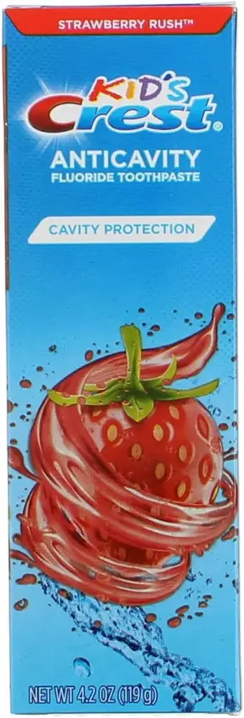 Crest Toothpaste 4.2 Ounce Kids Strawberry Rush (Pack of 2) 