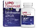 Lipo Flavonoid Plus, Nighttime PM Tinnitus Relief for Ringing Ears with Melatonin for Sleep Support, Ear Health Vitamins with Bioflavonoids & Vitamin C, 75 Caplets 