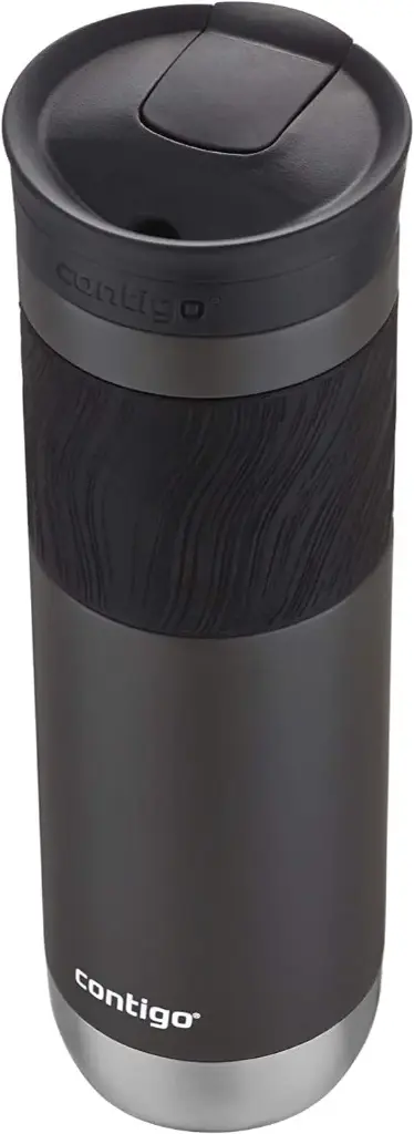 Contigo Byron SnapSeal 2.0 Stainless Steel Insulated Travel Mug - 24 oz - Leakproof SnapSeal Lid, Non-Slip Grip - Great for On the Go to Keep Drinks Hot or Cold - Ideal for Coffee and Tea, Sake 