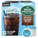 Green Mountain Coffee Roasters ICED Classic Black, Single Serve Keurig K-Cup Pods, Medium Roast Iced Coffee, 12 Count 