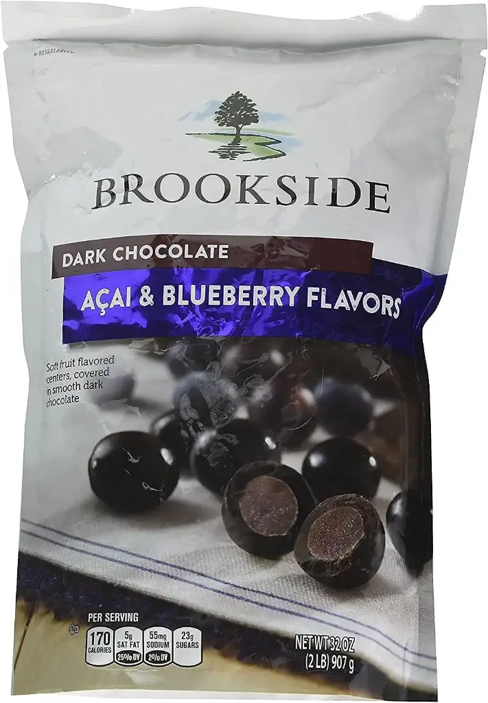 Brookside Dark Chocolate, Acai/Blueberry, Basic, 32 Oz 