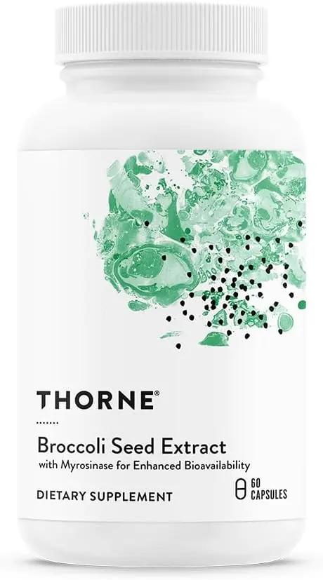 THORNE Broccoli Seed Extract (Formerly Crucera-SGS) for Antioxidant Support - Sulforaphane Glucosinolate (SGS) - 60 Capsules 