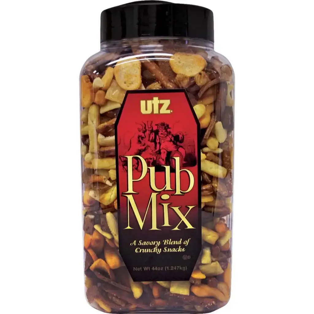 An Item of Utz Pub Mix Barrels 44 oz - Pack of 1 - Bulk Disc 