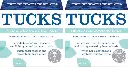 Tucks Medicated Hemorrhoid Cooling Pads. 100 Pads Each (Pack of 2) 