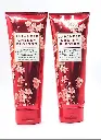 Bath and Body Works 2 Pack Japanese Cherry Blossom Ultra Shea Body Cream 8 Oz. 