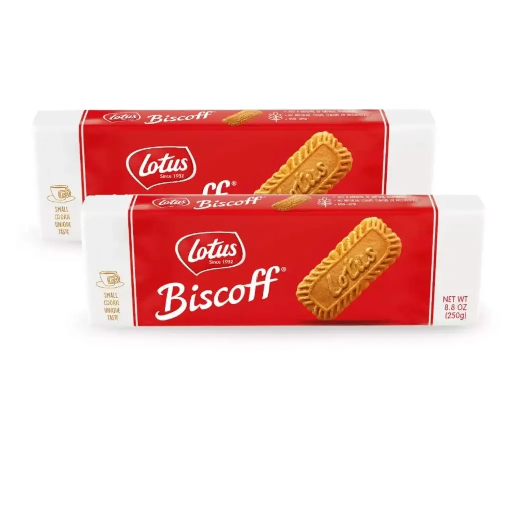 Lotus Biscoff Cookies Family Pack 8.8 oz (Pack of 2) Two-Set