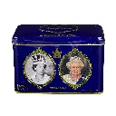 Queen Elizabeth II Tea Tin with 40 English Breakfast Teabags 