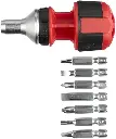 Ratcheting Screwdriver for Milwaukee 48-22-2330 8-in-1 Hex Shank Compact Ratcheting Multi-Bit Driver 