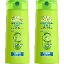 Garnier Fructis Fortifying 2-in-1 Shampoo and Conditioner for Stronger-Looking Hair with Touchable Softness, Daily Hair Care for Men and Women, Vegan, Paraben-Free 22 Fl Oz, 2 Count 