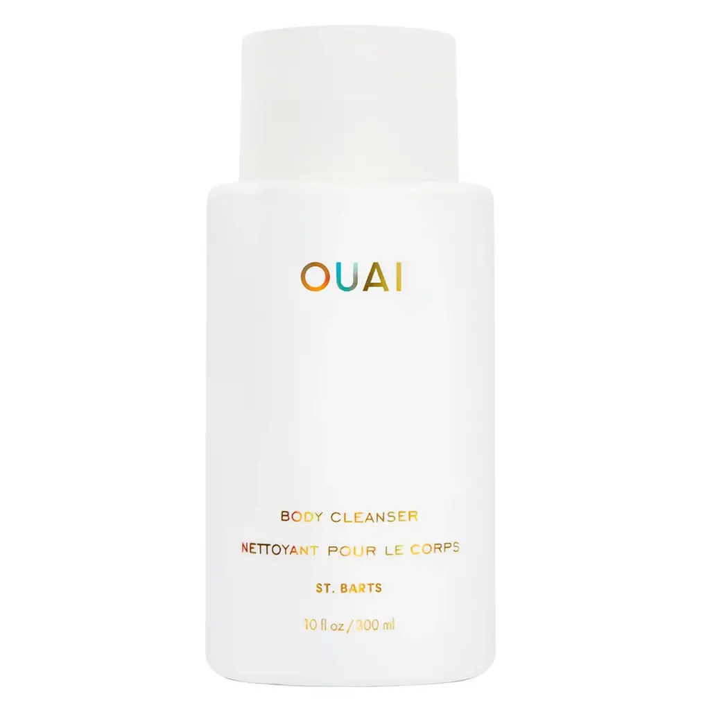 OUAI Body Cleanser, St. Barts - Foaming Body Wash with Jojoba Oil and Rosehip Oil to Hydrate, Nurture, Balance and Soften Skin - Paraben, Phthalate and Sulfate Free Skin Care Products - 10 Oz 