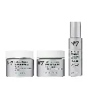 No7 Future Renew Damage Reversal Skincare Set - Anti Aging Face Serum (.33 Fl Oz), Day Cream with SPF 25 (1.69 Fl Oz) & Night Cream (1.69 Fl Oz) - Reverses Visible Signs of Sun Damage - 3-Piece Set 