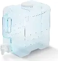 Arrow Home Products 2 Gallon Drink Dispenser for Fridge - Plastic Beverage Dispenser with Spigot for Easy Dispensing - BPA Free Plastic - Convenient Handle, Easy-Pour Spout 