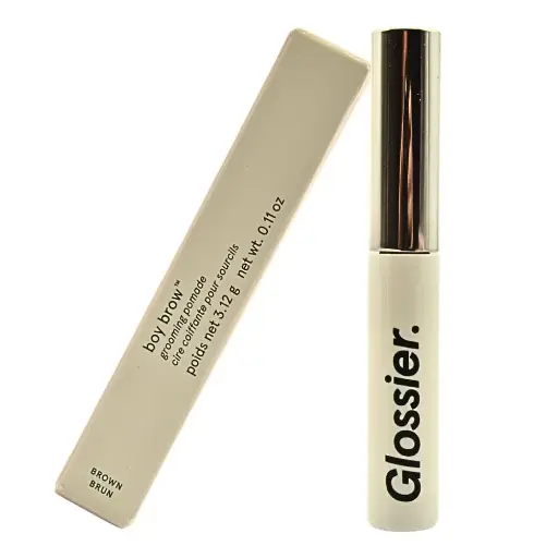 [222219] Glossier Boy Brow Volumizing Eyebrow Gel-Pomade - Brown - Medium-Dark Brown