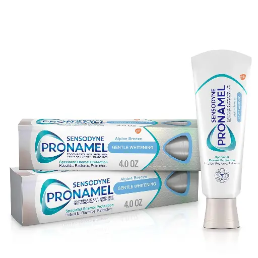 [252547] Sensodyne Pronamel Gentle Teeth Whitening Enamel Toothpaste for Sensitive Teeth, to Reharden and Strengthen Enamel - 4 Ounces (Pack of 2) 